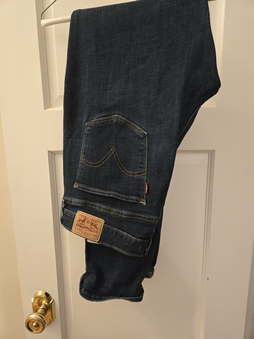 Levi's Dark Blue Straight Leg Women's Jeans